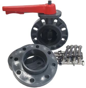 6IN 411 BFV BUTTERFLY VALVE FLANGE KIT