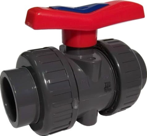 Westlake Pipe & Fittings True Union Ball Valve .5"SxFPT Gray PVC - V07050N