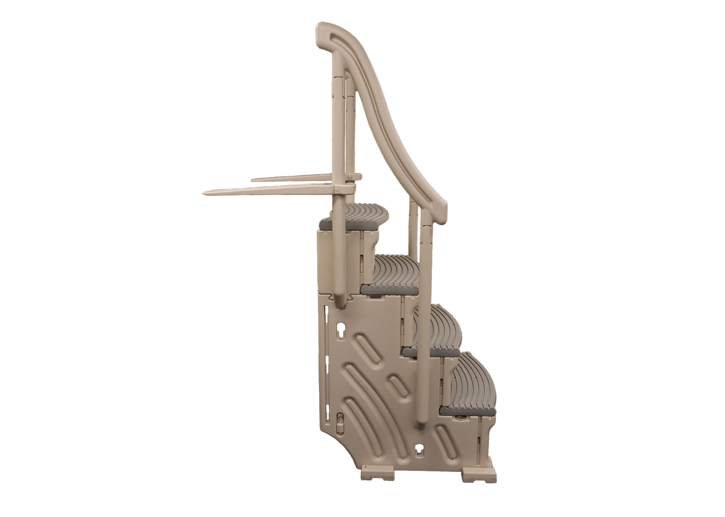 Confer Curve Base In-Pool 4 Step for A/G Pool, Beige | CCX-AG