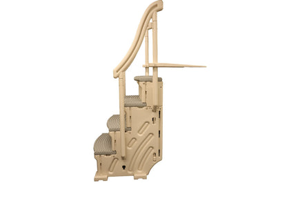 Confer Curve Base In-Pool 4 Step for A/G Pool, Beige | CCX-AG