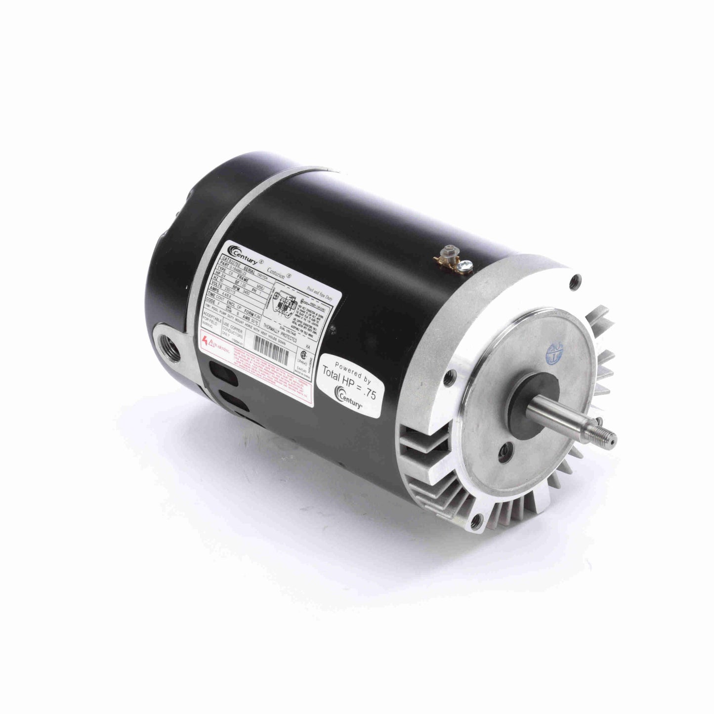 Century Pool Pump Motor 3/4HP 1-Speed 1 Phase 60Hz 230/115V 56J Frame | B227SE
