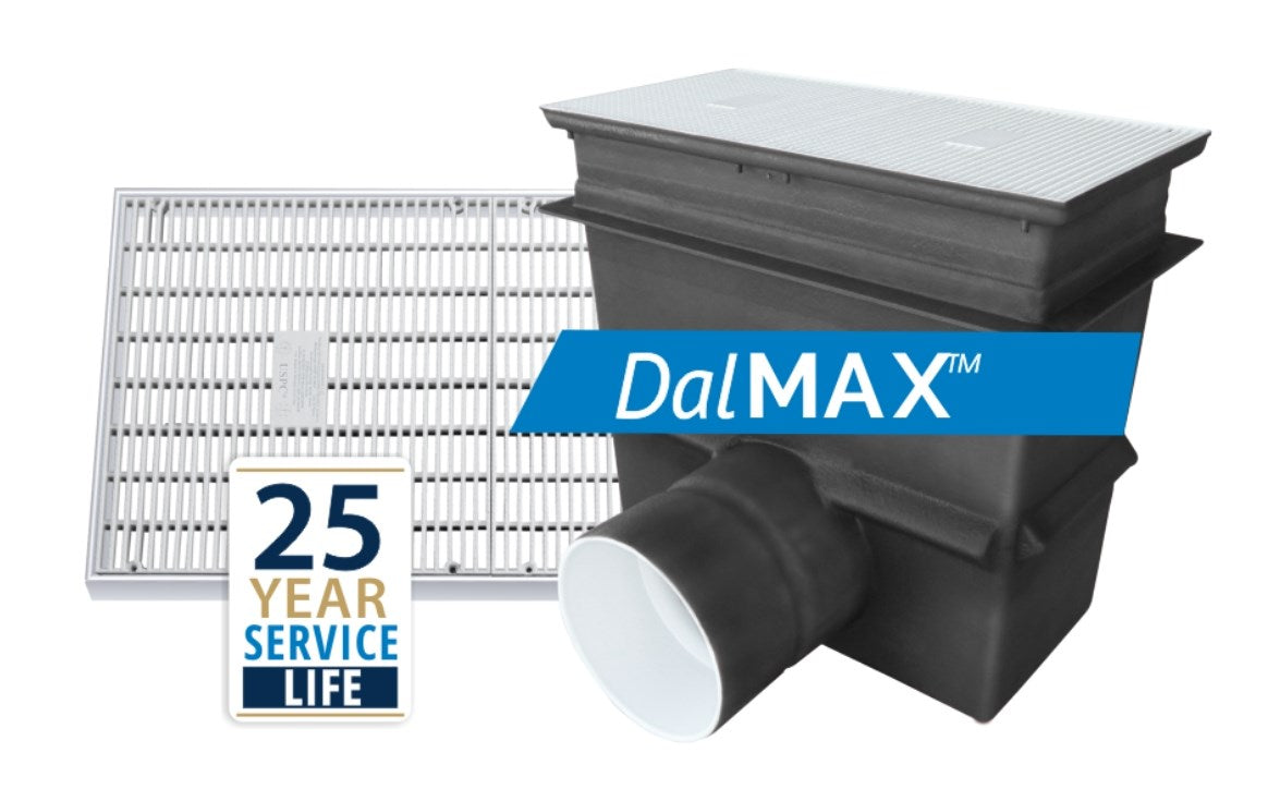 Daldorado 18x36x28 Sump & Grate 8" Coup Fg - DALMAX-SG-183628-CP08-SCH40
