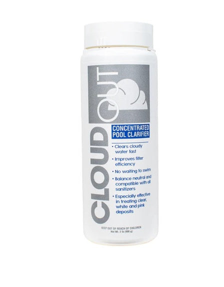 Cloud Out Concentrated Pool Clarifier, 2 lb Bottle | EZCO2