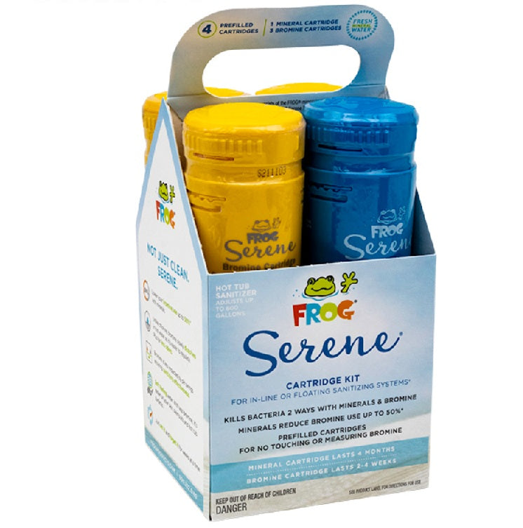 KING TECHNOLOGY INC SERENE RETAIL CARTRIDGE KIT 4 PACK SPA FROG | 01-14-3856