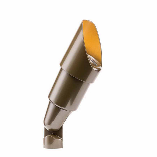 Up Light, GU5.3 MR-16 2700K LED Powder Coated Bronze Metallic Die-Cast Zinc/Aluminum Reflectore Stellato Series Long Shroud