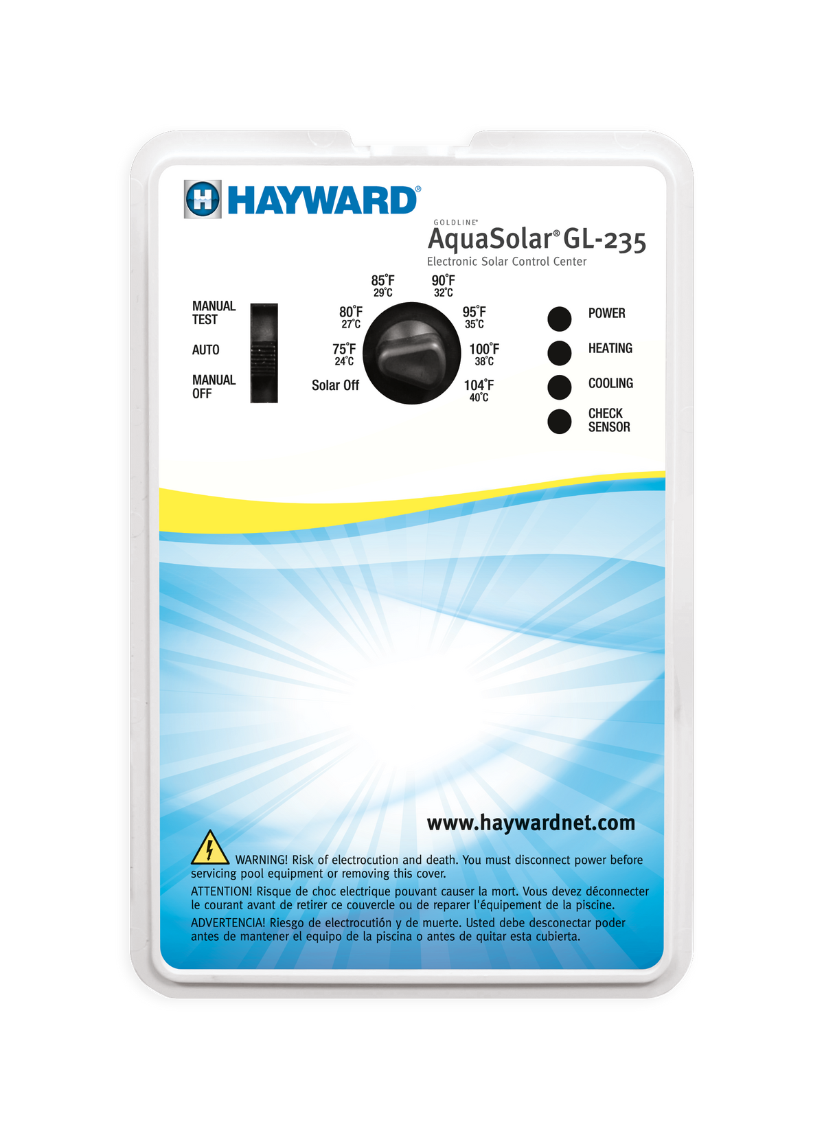 Hayward GLC-2P-A Includes control, valve, actuator and 2 sensors