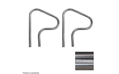 Global Classic 30" Figure 4 Handrail Polished .049 Set Of 2 - Global-Rl-C49-30Fig4-Ss-2 - GPP-RL-C49-30FIG4-SS-2