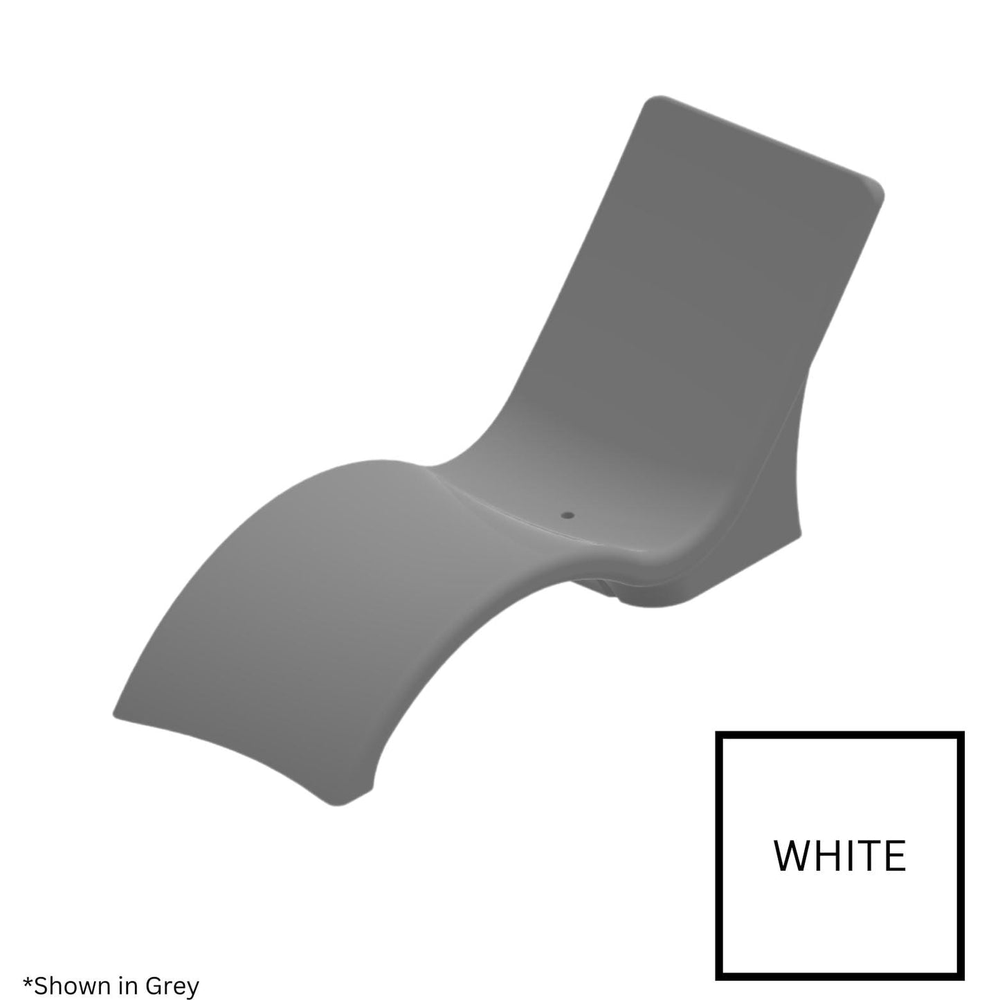 Gpp Lounge Chair - White | Gpp-Lf-Lc-W | GPP-LF-LC-W