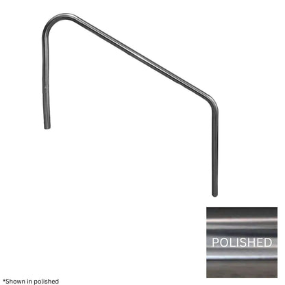 Global Classic 2 Bend 5' Stair Rail Polished .049 | Global-Rl-C49-2Bndsr5-Ss