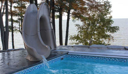 Global Tidal Wave Slide Left Turn Gray