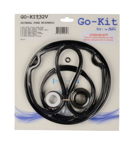 Aladdin Whisperflo Pump Seal Kit Viton Purex - GO-KIT32V-9