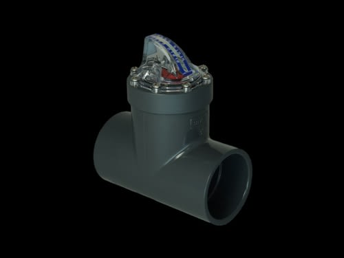 H2Flow Valve Body W/Check Sch40 Pipe , 2-1/2" | FV-25