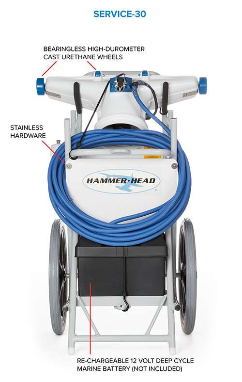 Hammerhead Service Unit W/30" Head Complete | SERVICE-30