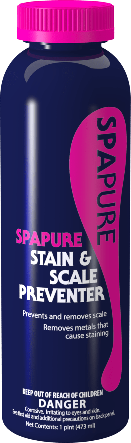 SpaPure Stain & Scale Preventer Metal Remover 16 fl oz Bottle 12/Case | C003249-CS40P