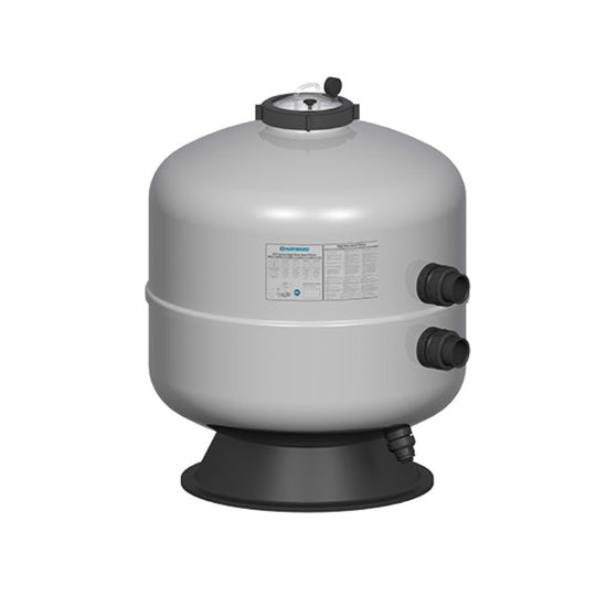 Hayward HCF Series 36" Laminated Sand Filter, 7.05 sq. ft, 900 lbs Sand, 85,800 gallons, 143 GPM, Commercial Pool - HCF3