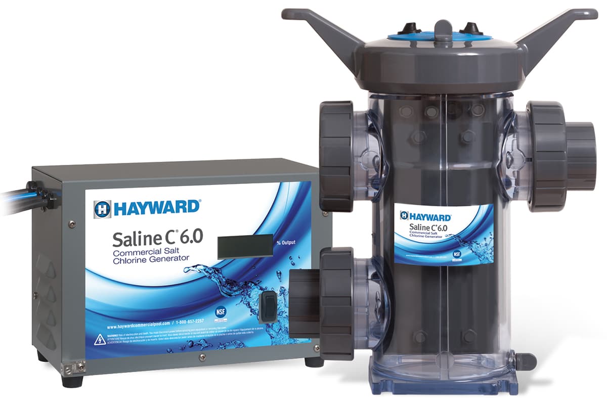 Hayward Saline C 6.0 Commercial Salt Chlorine Generator, 5 Amps, 120V/60Hz | HCSC60