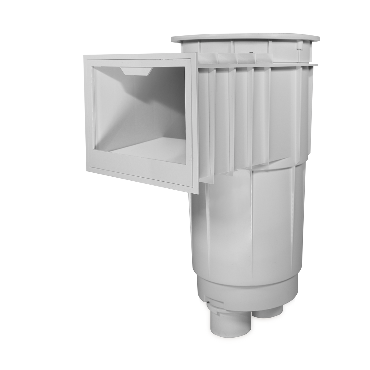 Hayward Skim Master Skimmer, 2" S x 2-1/2" SP w/Float Valve,Tan Cover, Over Flo Port, White, Concrete  | SP1072S210FVA