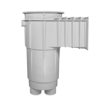 Hayward Skim Master Skimmer, 2" S x 2-1/2" SP w/Float Valve,Tan Cover, Over Flo Port, White, Concrete  | SP1072S210FVA