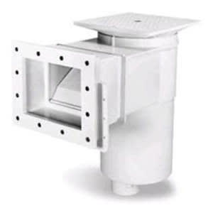 Hayward Vinyl/Fiberglass Auto-Skim Series Skimmer 1-1/2" FPT, Round Cover, White, Vinyl/Fiberglass | HPPSP10841R