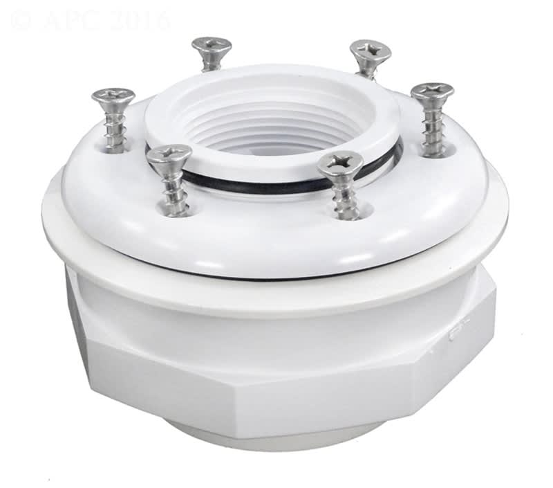 Hayward Inlet Return Fitting, 2" Socket, White, Vinyl | SP1408S2