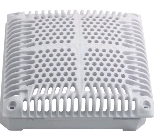 Hayward 9" x 9" High Flow Grate w/ Inner Frame | WGX1031BHF2