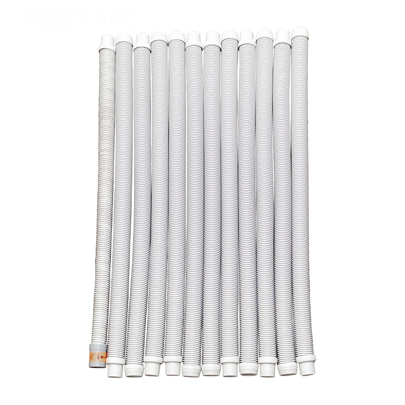 Hayward Navigator Pool Vacuum Hoses Light Gray Box of 12