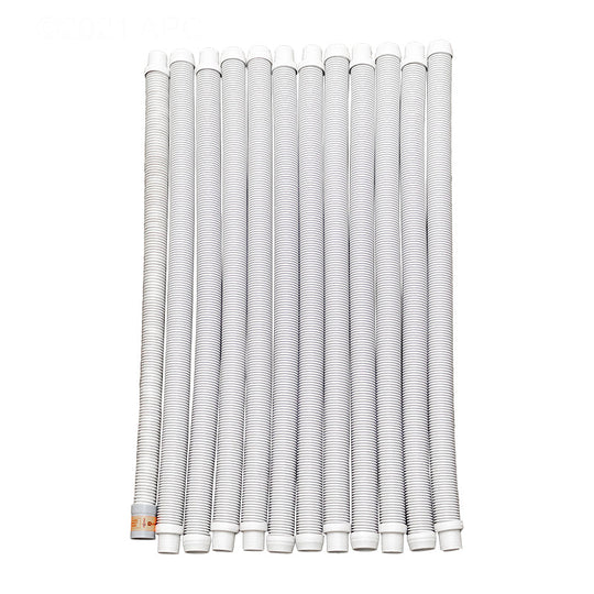 Hayward Navigator Pool Vacuum Hoses Light Gray Box of 12
