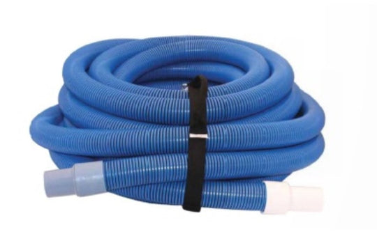 PoolStyle EC100112150PCO 1-1/2" x 150' Filter Connector Hose Blow Molded Vac Hose with Integrated Cuffs