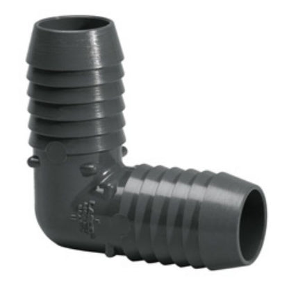 Elbow, 1-1/2" Insert Gray PVC 90 Degree
