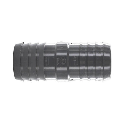 Coupling, 1-1/4" Insert Gray PVC
