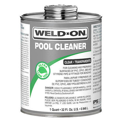 IPS Weld-On Pool Cleaner, Low VOC, Clear, 1 qt