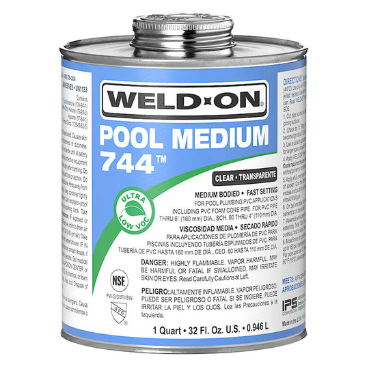 IPS 744 Glue Medium Clear Quart | 13555