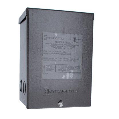 Intermatic 300W 120V Pool and SPA Safety Transformer, Stainless Steel Case | PX300S