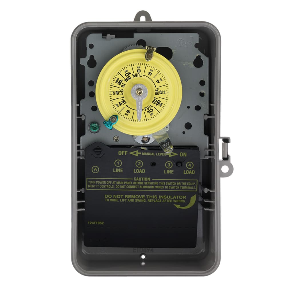 Intermatic 110 Volt Time Clock Raintight Plastic Case - T103P