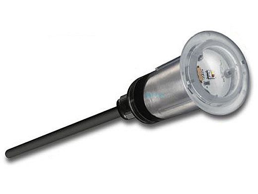 J&J Electronics ColorSplash XG LED Pool Fixture, 20 W, 12 V, 847Lm, 100' Cord, 1 1/2" Long | LPL-R2CW-12-100