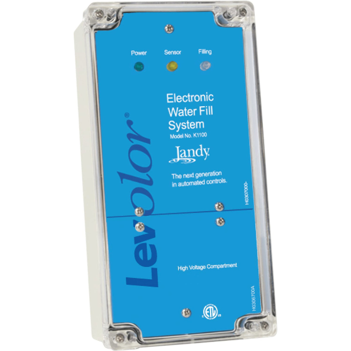 Jandy Pro Series Lev 110, 110/220V, 100' Cord w/ 1" Valve for Fill only | K1100CKC