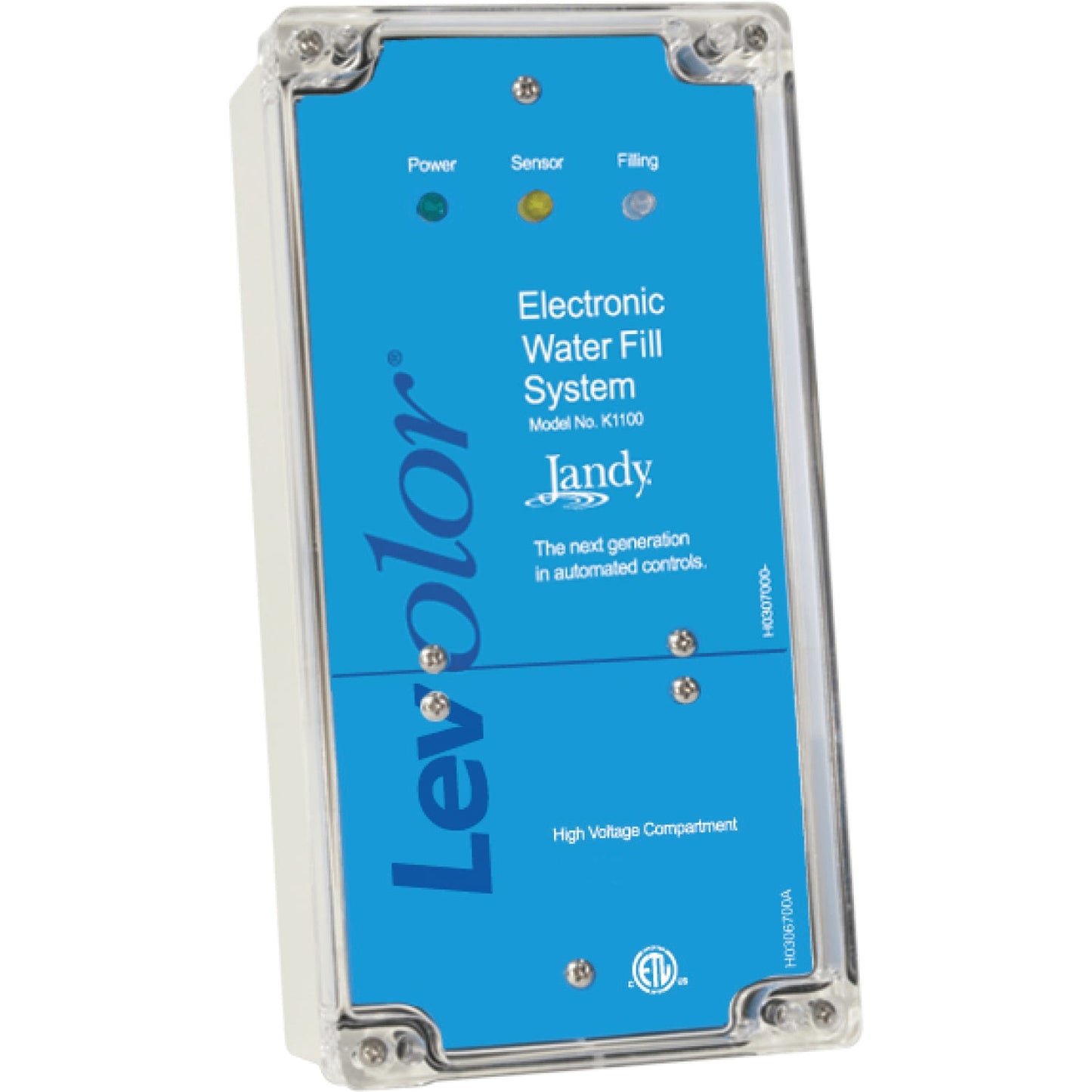 Jandy Pro Series Lev 110, 110/220V, 100' Cord w/ 1" Valve for Fill only | K1100CKC