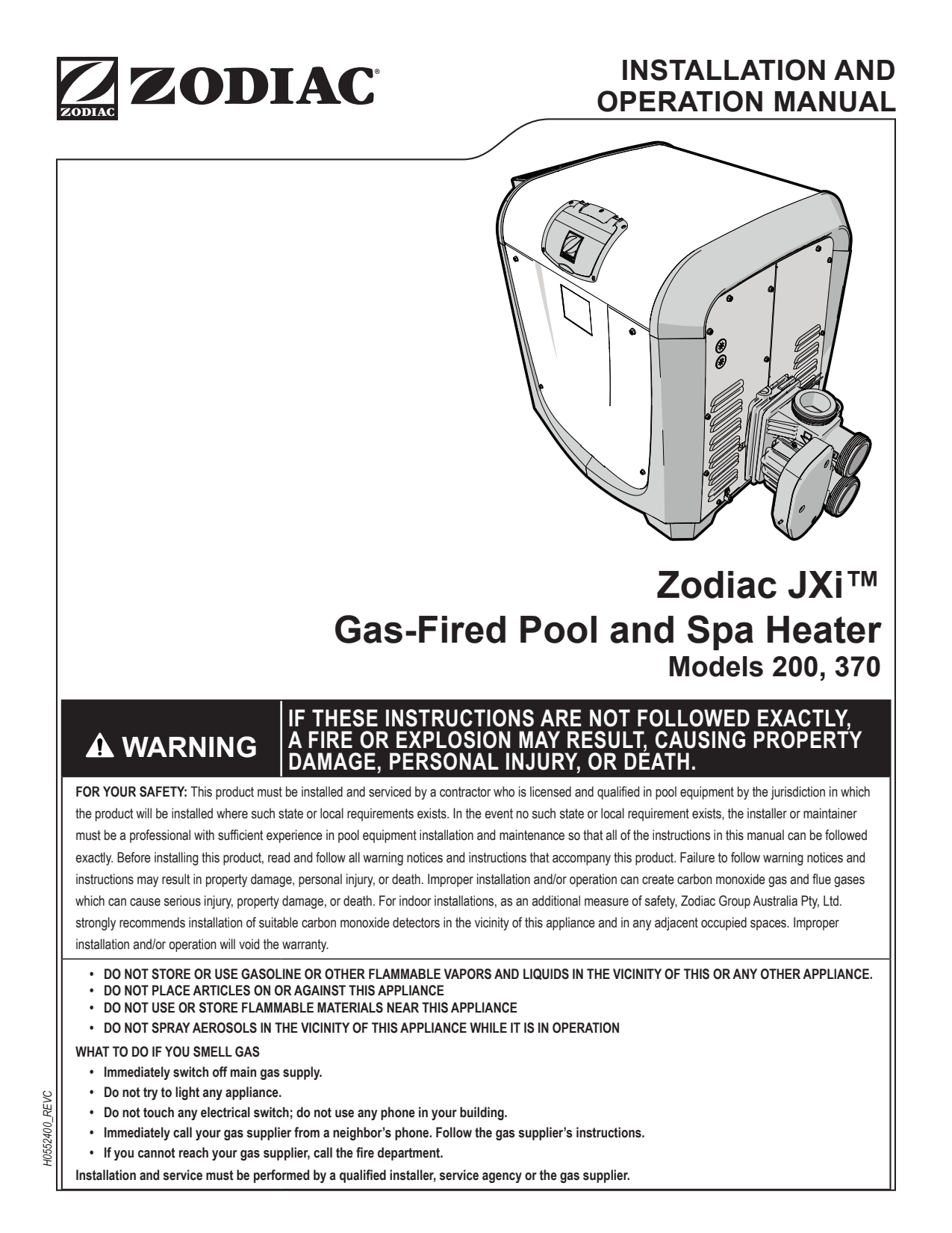 Jandy JXi Pool Heater Ingiter Kit | R0457502