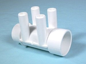 Waterway .75"SB Ports Manifold 1.5"Sx1.5"SPGx4 - 672-4150