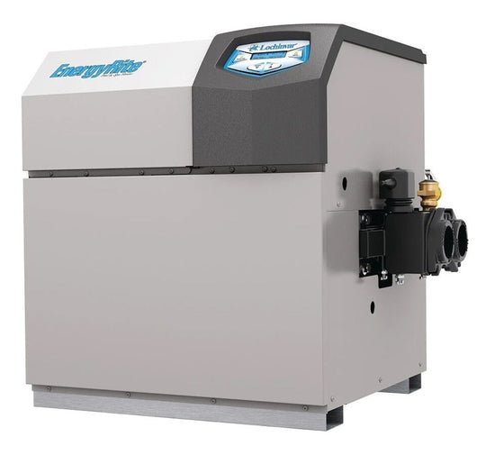 Lochinvar EnergyRite® 100143209 ERN-202-A Natural Gas Pool and Spa Heater 199K BTU; 120/240V, Cast Iron Header, Copper Tubing