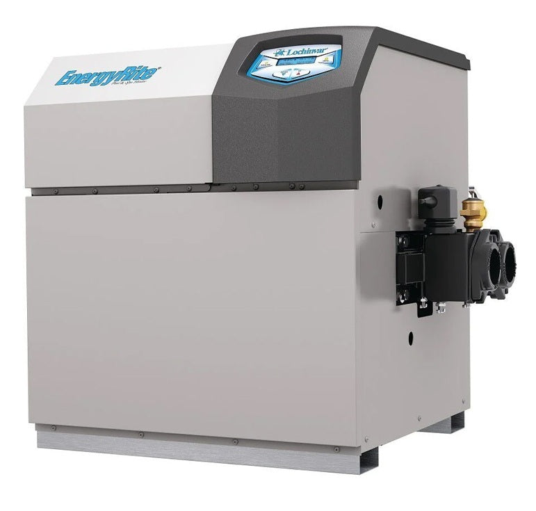 Lochinvar EnergyRite® 100143209 ERN-202-A Natural Gas Pool and Spa Heater 199K BTU; 120/240V, Cast Iron Header, Copper Tubing