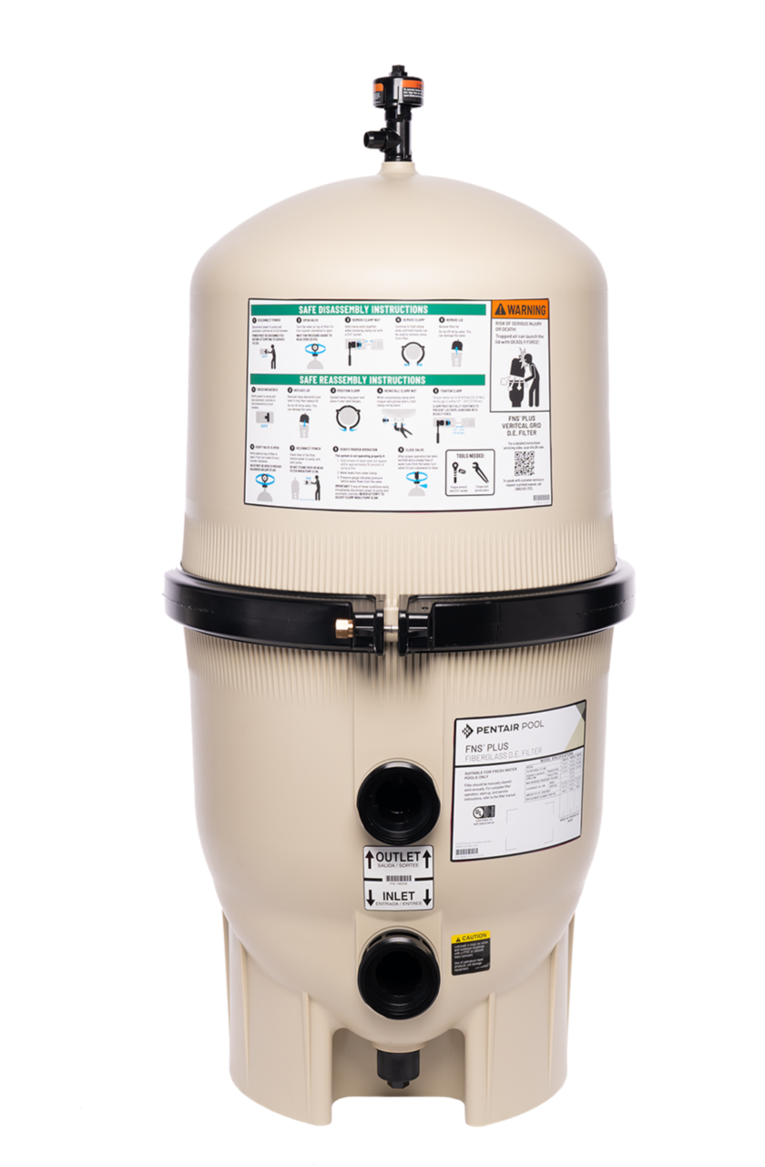 Pentair FNS Plus FNS48 D.E. Pool Filter EC-180008
