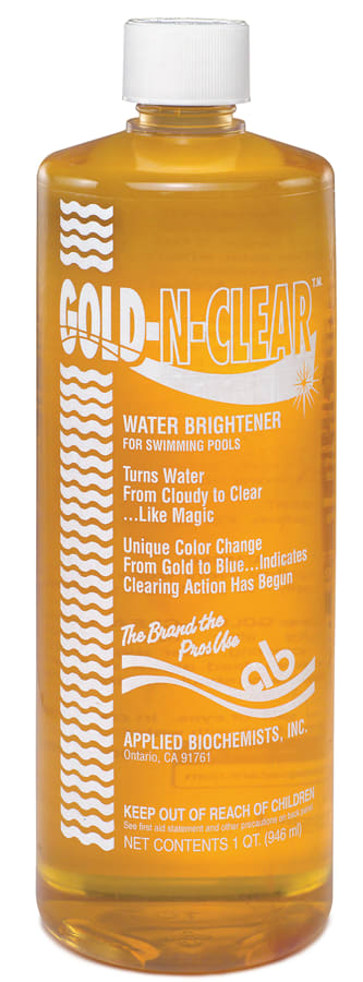 Applied Bio Gold-N-Clear Clarifier 32 fl oz Bottle 12/Case | 407803A