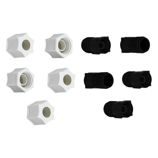 Stenner 3/8" Connecting Nut W/ Adapter (5 Pack) Sold As Each - MCADPTR