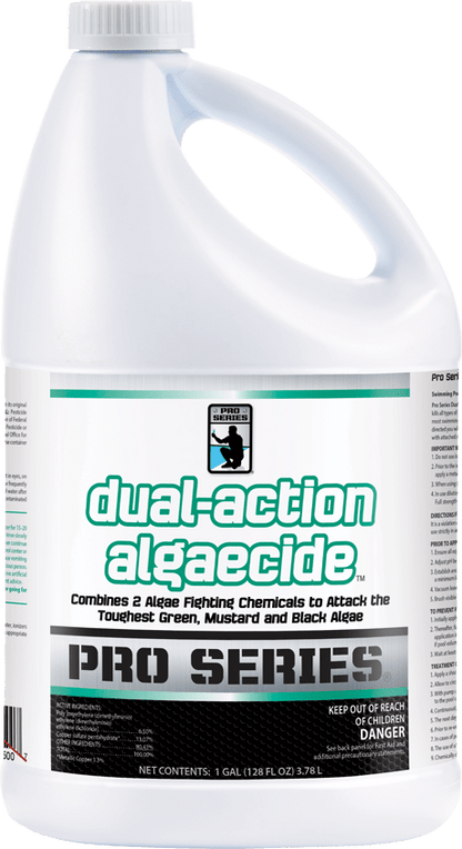 Pro Series Dual-Action Algaecide 1 Gallon Bottle 4/Case | 20605PRO
