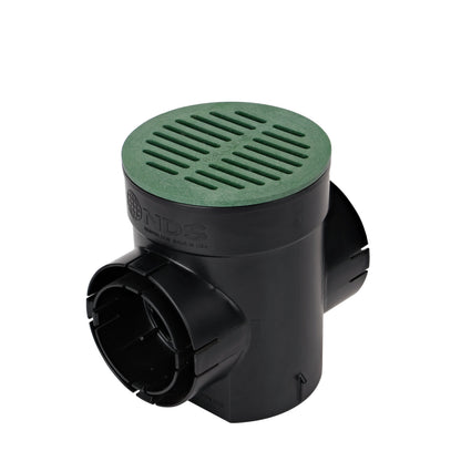 NDS Locking Outlet, 6" 2-Outlet Black Double For Spee-D Basins 10/Pack | 201
