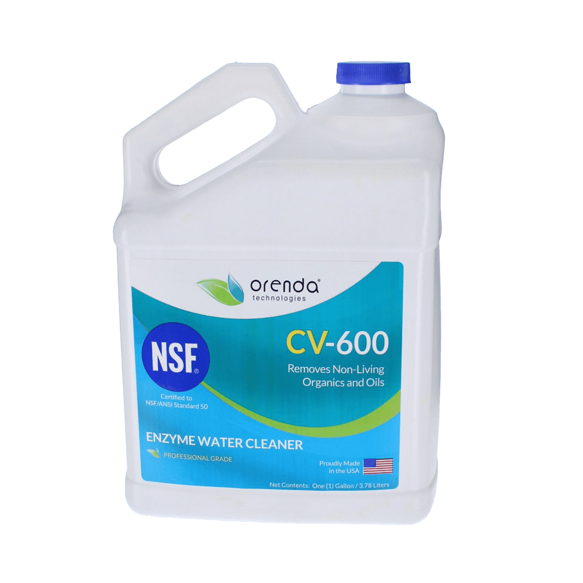 Orenda Cv-600 Enzyme Water Cleaner, 1 Gallon Bottle | Ore-50-134