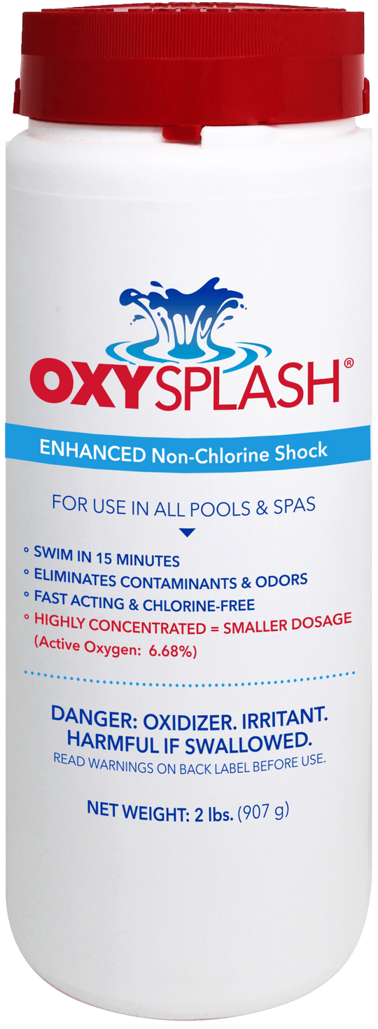 Oxy Splash Non-Chlorine Shock 2 lb Bottle 12/Case | OXSP2