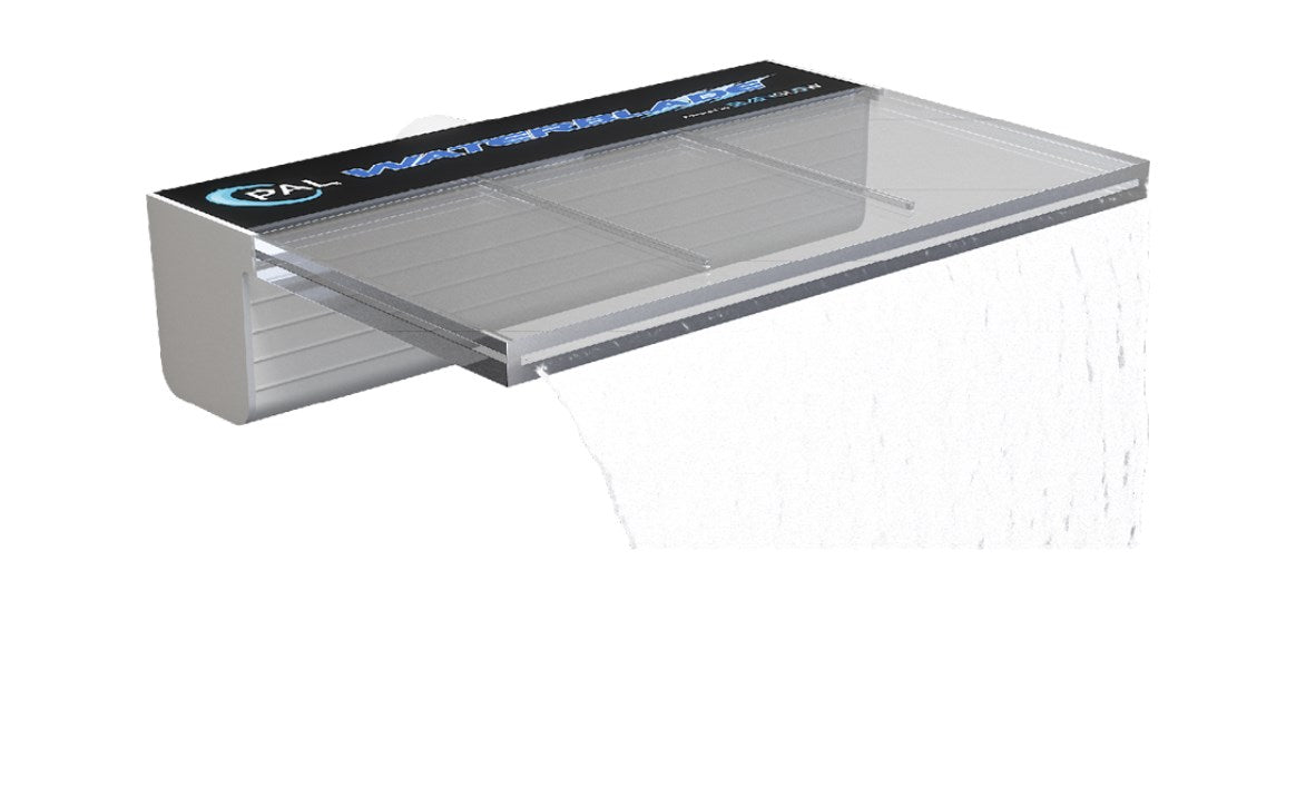 PAL Lighting Waterblade with 6" Clear Lip 1' - 64-EFWB-1-6N-R