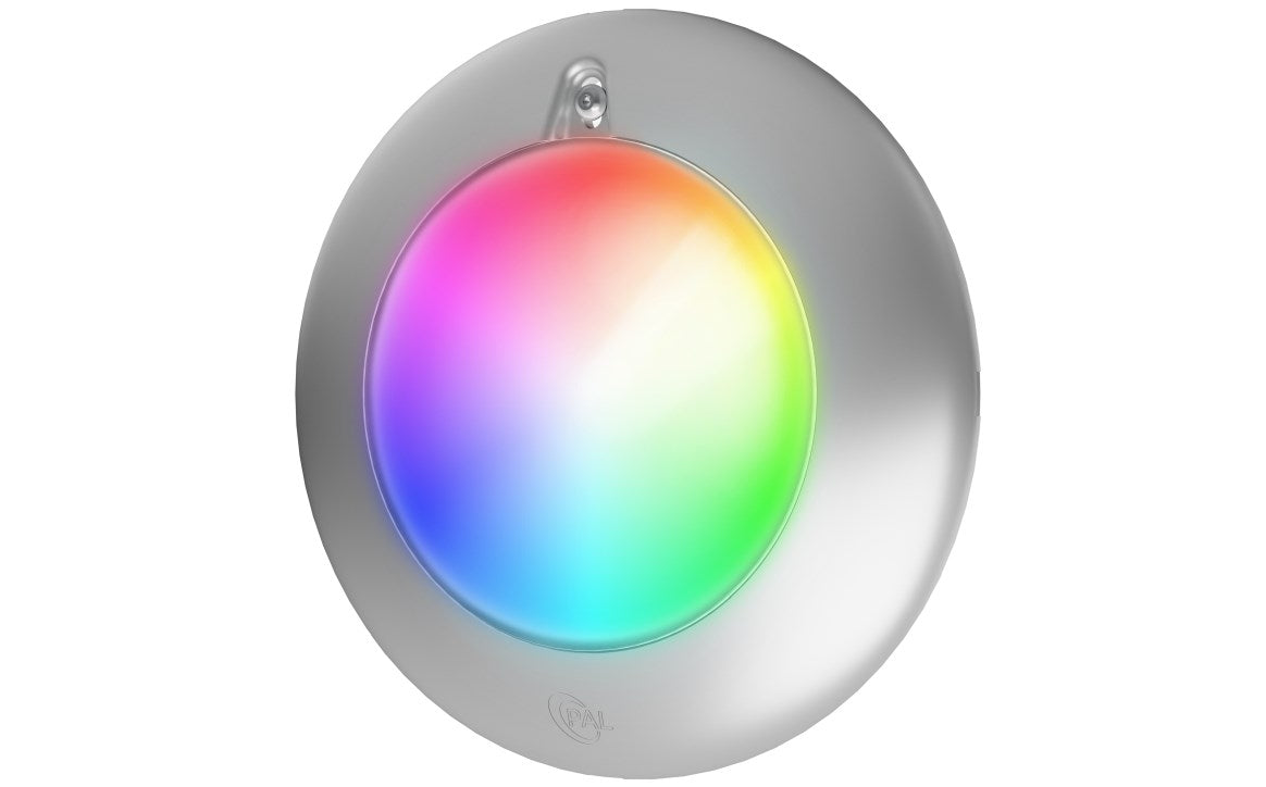 PAL Lighting 6.5" Multi-Color EvenGlow Spa Light with 80' Cord and Plug 12V DC - 64-EGM-80